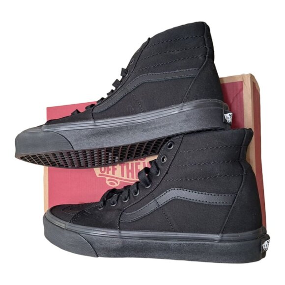 New Vans Sk8-Hi Tapered Men – Canvas Black - Size: Multiple Sizes - Picture 9 of 15